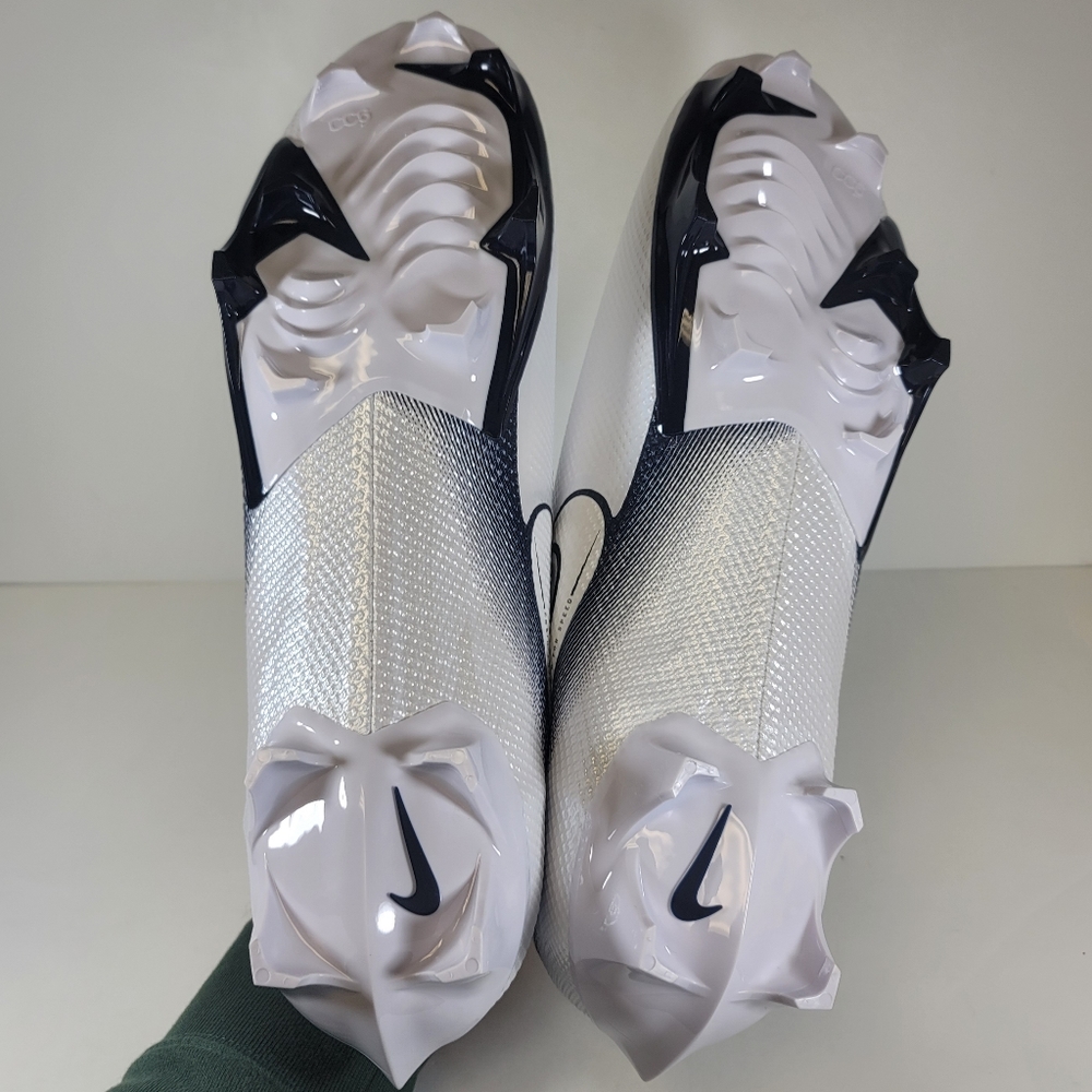 Nike Vapor 360 Edge Pro Football Cleats White Navy CV6345-102 Men’s Size 16 - Picture 9 of 11
